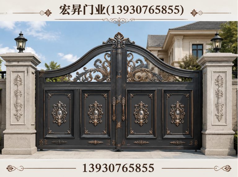 泊头市铸铝门展示图